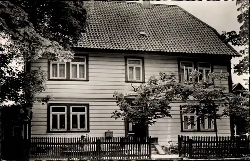 Ak Bad Harzburg am Harz, Forsthaus Ahrendtsberg bei der Odertalsperre