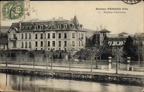 Ak Pontarlier Doubs, Maison Pernod Fils, Pavillons d'habitation