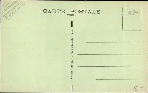 Künstler Ak Paris XVIII. Arrondissement Buttes-Montmartre, Rue Marcadet en 1860