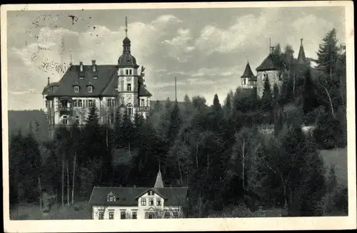 Ak Neuhaus Schierschnitz in Thüringen, Kinderheim Schloss Neuhaus