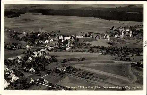 Ak Birkendorf im Schwarzwald Baden Württemberg, Luftbild, Gesamtansicht