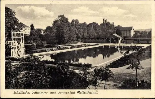 Ak Mellrichstadt in Unterfranken, Schwimmbad