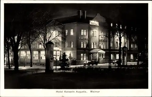 Ak Weimar in Thüringen, Hotel Kaiserin Augusta