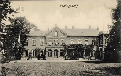 Ak Wieleń Pomorski Vehlingsdorf Pommern, Gutshaus