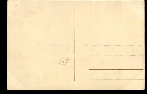 Ak Cuts Oise, Soldatenheim 17. Infanterie Division, 1. WK