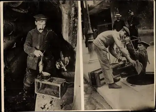 Foto Monsieur Menard, Rattenfänger von Paris, Kanalisation