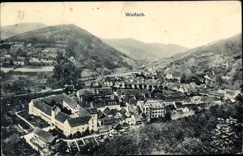 Ak Wolfach im Schwarzwald, Panorama