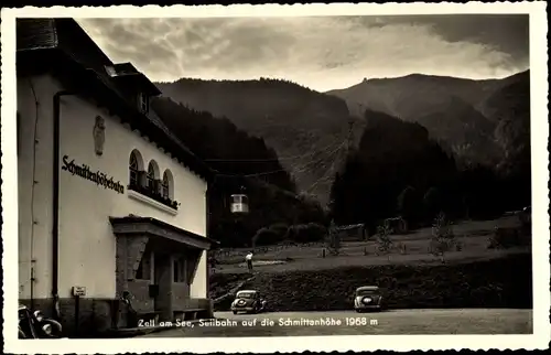 Ak Zell am See in Salzburg, Schmittenhöhe, Seilbahn