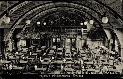 Ak München, Mathäserbräu, Festsaal