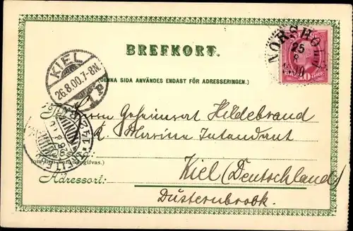 Ak Saltsjöbaden Schweden, Teilansicht