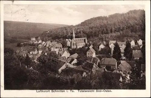 Ak Schmitten im Taunus Hessen, Gesamtansicht