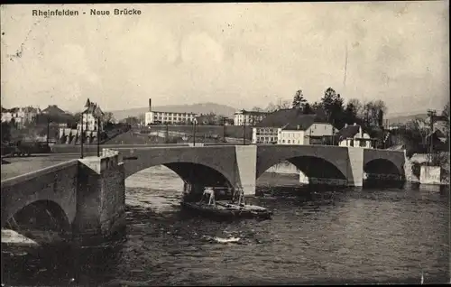 Ak Rheinfelden in Baden, Neue Brücke