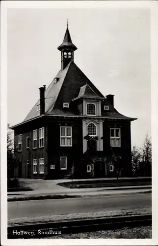 Ak Halfweg Haarlemmermeer Nordholland, Rathaus