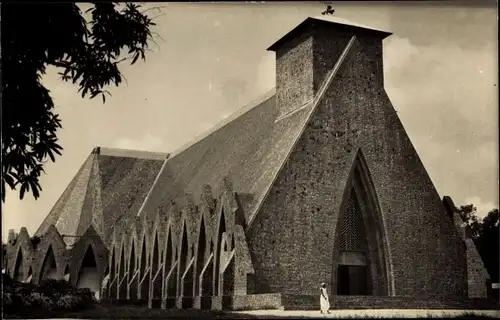 Foto Ak Brazzaville Französisch-Kongo, Basilika St. Anna