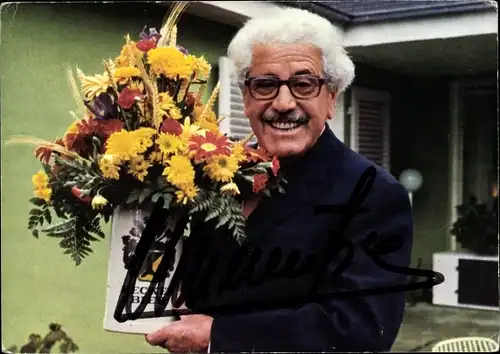 Ak Schauspieler Willy Millowitsch, Autogramm, Portrait