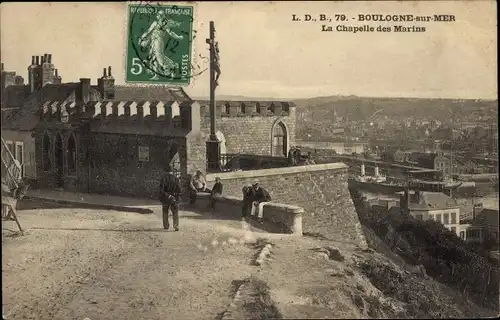 Ak Boulogne sur Mer Pas de Calais, Seemanns-Kapelle