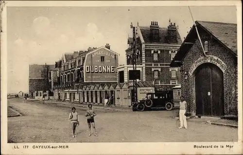 Ak Cayeux sur Mer Somme, Boulevard de la Mer