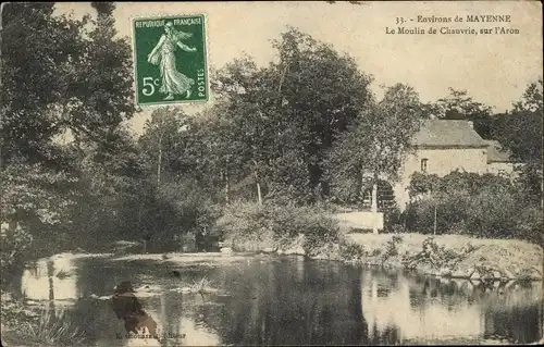 Ak Mayenne, Moulin de la Chauvrie