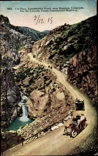 Ak Colorado USA, Ute Pass, Lincoln Trans-Continental Highway