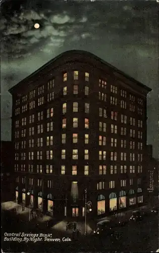 Ak Denver Colorado USA, Central Savings Bank Building
