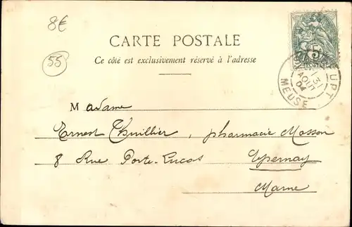 Ak Rupt aux Nonains Meuse, Gesamtansicht