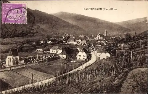 Ak Lautenbach Elsass Haut Rhin, Gesamtansicht