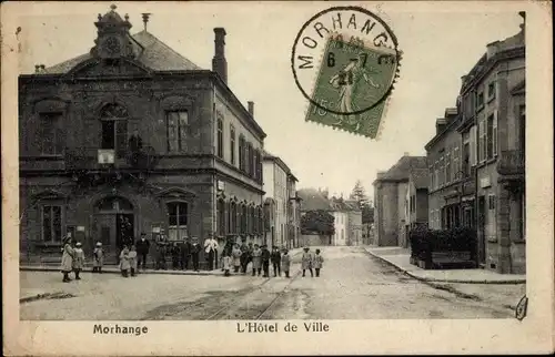 Ak Morhange Mörchingen Lothringen Moselle, Rathaus