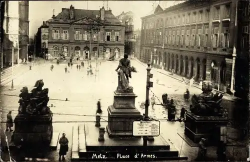 Ak Metz-Moselle, Place d'Armes