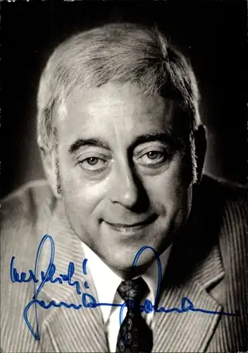 Ak Moderator Hermann Haarmann, Portrait, Autogramm