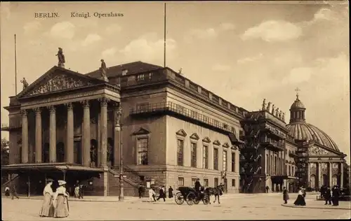 Ak Berlin Mitte, Königliches Opernhaus