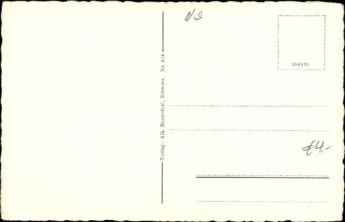Ak Nordseeinsel Helgoland, Felspartie Der Mönch