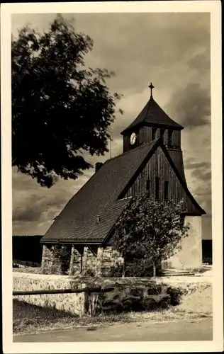 Ak Zinnwald Georgenfeld Altenberg im Erzgebirge, Kirche