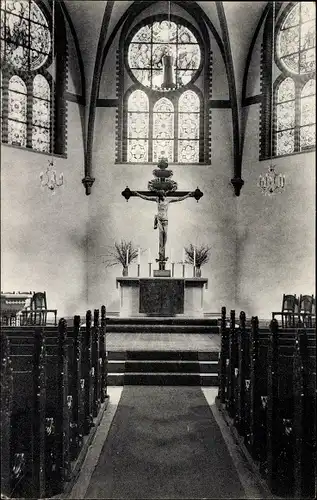 Ak Hainichen in Sachsen, Trinitatiskirche, Innenansicht, Altar