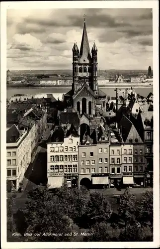 Ak Köln am Rhein, Altermarkt und St. Martin