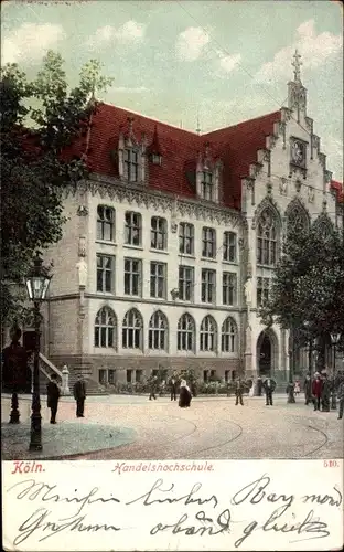 Ak Köln am Rhein, Handelshochschule