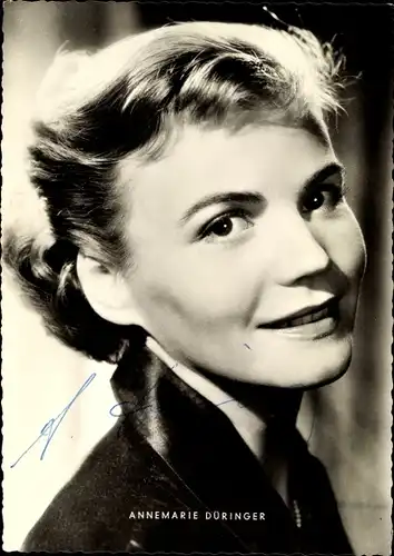 Ak Schauspielerin Annemarie Düringer, Portrait, Autogramm