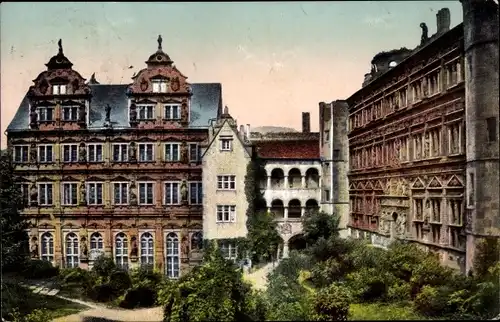 Ak Heidelberg am Neckar, Heidelberger Schloss