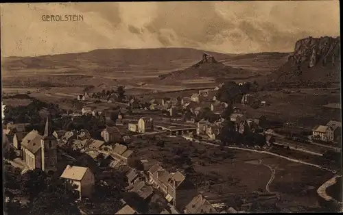 Ak Gerolstein in der Eifel, Panorama