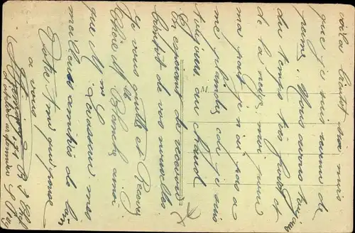 Ak Germersheim am Rhein, Straßenpartie