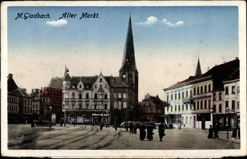 Ak Mönchengladbach am Niederrhein, Alter Markt