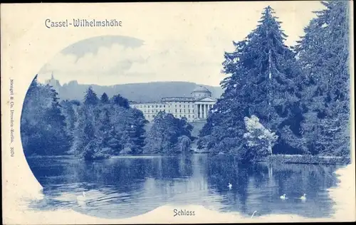 Ak Bad Wilhelmshöhe Kassel in Hessen, Schloss