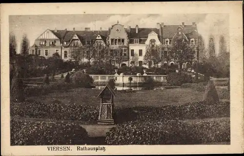 Ak Viersen in Nordrhein Westfalen, Rathausplatz