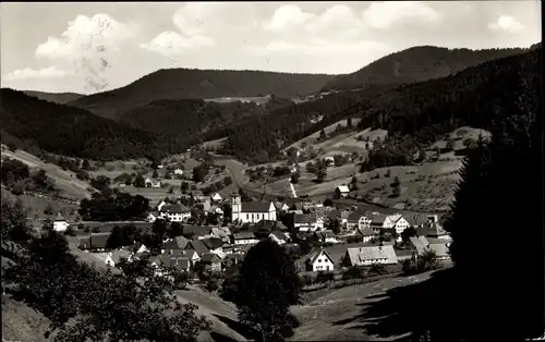 Ak Schenkenzell im Schwarzwald, Kinzigtal, Ortsansicht, Panorama