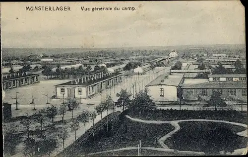 Ak Munster im Heidekreis, Truppenübungsplatz Munsterlager, Vue génerale du camp