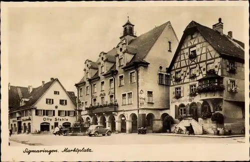 Ak Sigmaringen an der Donau, Marktplatz, Geschäftshaus Otto Stehle