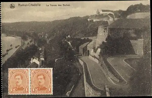 Postkarte Namur Wallonien, Le Tienne des Biches