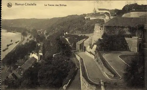 Postkarte Namur Wallonien, Le Tienne des Biches