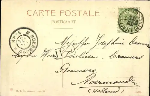 Postkarte Lüttich Lüttich Wallonien, Weltausstellung 1905, Pont de Fragnée, Les Halls