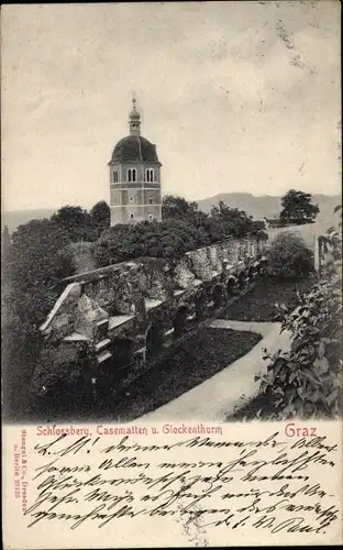 Ak Graz Steiermark, Casematten, Glockenturm