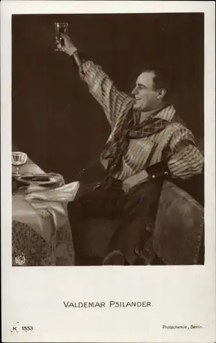 Ak Schauspieler Valdemar Psilander, Portrait